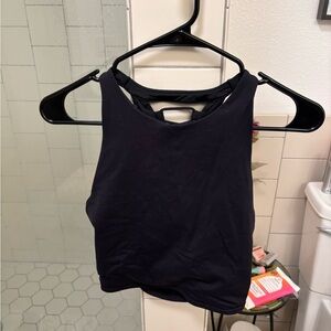 Alo Black Sleeveless Women's Workout Top